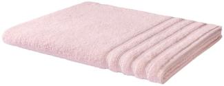 Handtuch Baumwolle Plain Design - Farbe: Rosa, Größe: 90x200 cm
