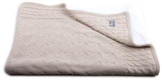 Baby´s Only Nickistoff Kinderdecke 'Cable' beige, 70 x 95 cm