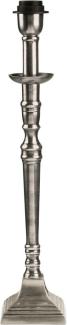 PR Home Salong Tischlampe antik silber E27 53x10x10cm
