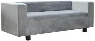 Casa Padrino Luxus Samt Sofa 200 x 75 x H. 70 cm - Verschiedene Farben - Wohnzimmer Möbel - Luxus Qualität