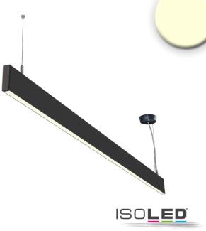 ISOLED LED Hängeleuchte Linear Up+Down 1200, 40W, prismatisch, linear-verbindbar, schwarz