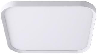 LED Deckenleuchte weiß, Fernbedienung, dimmbar, CCT, L 62 cm