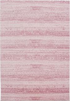 Kurzflor Teppich Pago rechteckig - 140x200 cm - Pink