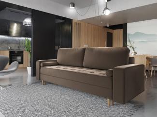 Sofa 3-Sitzer BELANO mit Schlaffunktion Cafe Latte