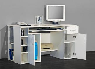 PC-Tisch weiß Computertisch Schreibtisch - (419)