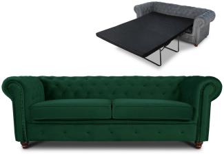 Sofnet Schlafsofa Asti 3 Bis, mit Schlaffunktion, Chesterfield Sofa 3-er, Sofagarnitur, Bettsofa