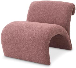 EICHHOLTZ Chair Vignola Bouclé Rosé