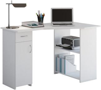 Schreibtisch Computer PC Laptop Büro Tisch Arbeitstisch Bürotisch weiß