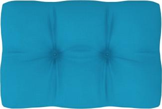 vidaXL Palettensofa-Kissen Blau 60x40x12 cm