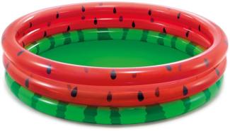 Runde aufblasbare Pool in Form einer Wassermelone