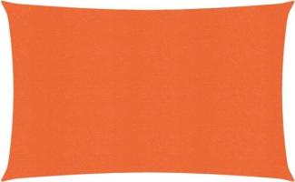 Sonnensegel 160 g/m² Orange 2x4 m HDPE