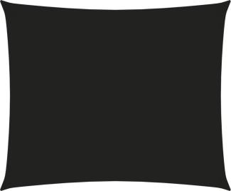 vidaXL Sonnensegel Oxford-Gewebe rechteckig 4x5 m Schwarz