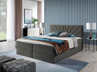 Boxspringbett Trifoli IV, Farbe: Kronos 15