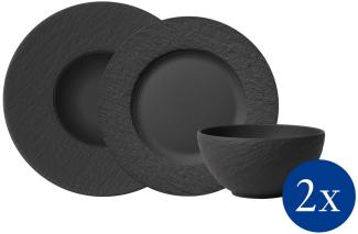 Villeroy & Boch Manufacture Rock Starter-Set 6-teilig schwarz