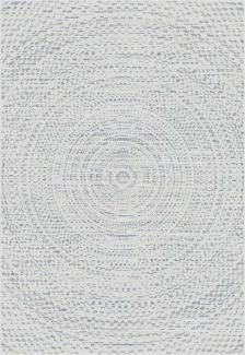 Dekoria Teppich Breeze Circles wool/ cliff grey 160x230cm