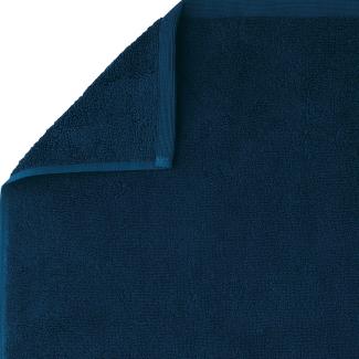 Elegant Duschtuch 75x160cm blau 600g/m² 100% Baumwolle