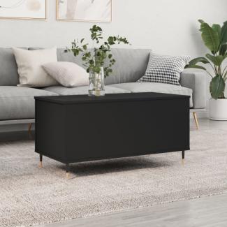 vidaXL Couchtisch Schwarz 90x44,5x45 cm Holzwerkstoff