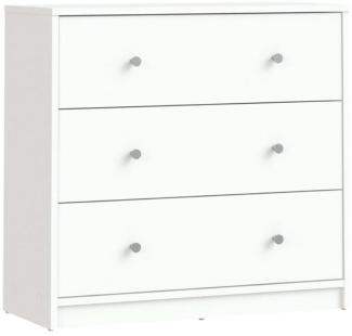 Maria Kommode 3 Schubladen weiss Sideboard Highboard Schrank Flur Diele