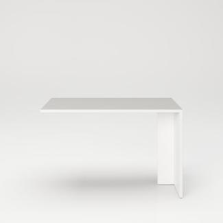 Fortuna - Schreibtischanbau Weiß