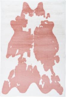 Hochflorteppich Wanyama 200 Rosa 120 x 160 cm