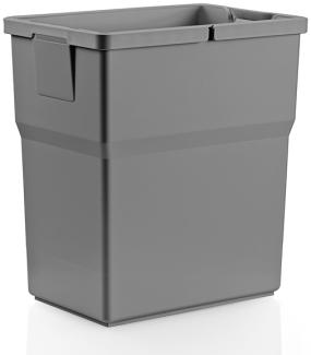 ELCO CASE SELECT - Abfallbehälter 18 Liter - in QUARZGRAU aus Polypropylen / Eimer / Behälter