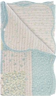 Patchwork Decke Maria I Baumwolle Mehrfarbig