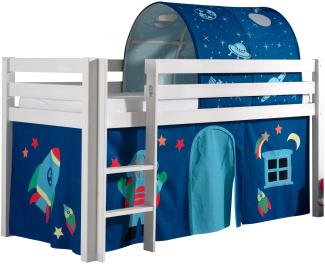 Spielbett >PINO< in Kiefer massiv natur - 210x114x106 (BxHxT)