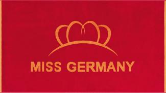 Miss Germany Strandtuch Miss Germany, Velours (1-St), Velours, mit großem Logo-Motiv