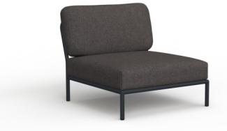 Outdoor Lounge-Sessel LEVEL sooty grey
