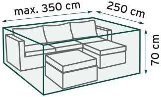 TrendLine Schutzhülle Exclusive Lounge 350x250x70 cm Abdeckung Gartenmöbel