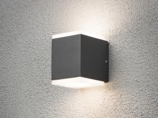 KONSTSMIDE No. 7991-370 Aussenwandleuchte Monza 2x High Power LED 3000 K anthrazit