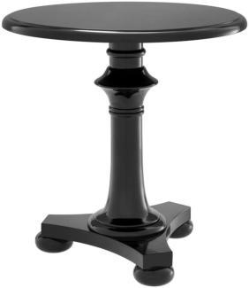 Casa Padrino Luxus Designer Tisch / Beistelltisch Schwarz 65 x H. 65 cm - Limited Edition