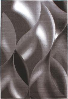 Kurzflor Teppich Pago rechteckig - 160x230 cm - Braun