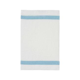Feiler Handtücher Exclusiv mit Chenillebordüre | Gästetuch 30x50 cm | ciel