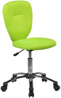 KADIMA DESIGN Kinder-Drehstuhl - ergonomisches und strapazierfähiges Sitzmöbel für optimales Lernen. Farbe: Grün