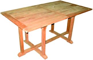 Teak Tisch Gartentisch ausziehbar 210/160 x 90 x 75 cm