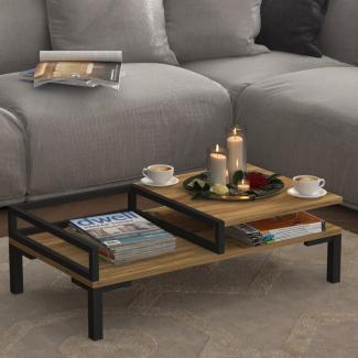 Couchtisch Ibestad 90x50x28cm Saphir-Eiche [en. casa]