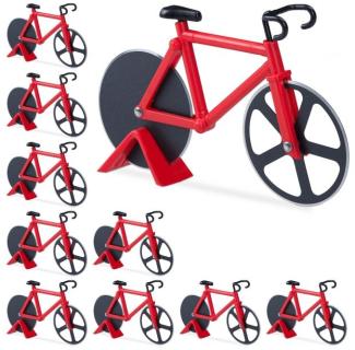 10 x Fahrrad Pizzaschneider rot 10025812