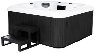 HOME DELUXE Outdoor Whirlpool SEA STAR - mit Treppe und Thermoabdeckung