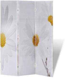 Raumteiler klappbar 120 x 170 cm Blume