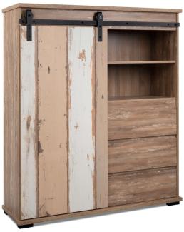 finori Highboard Marrakesch 120 cm Weiß