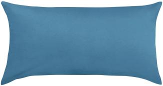 Traumschlaf Basic Single Jersey Kissenbezug | 40x80 cm | blau