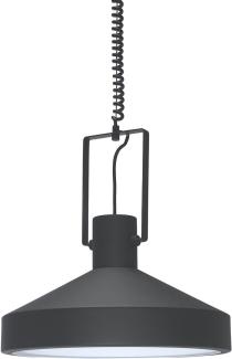 PR Home Jojo moderne Premium Hängeleuchte schwarz matt 40cm E27 höhenverstellbar
