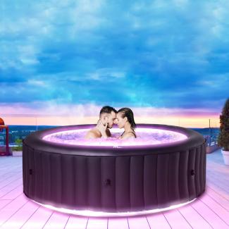 6 Personen LED Whirlpool aufblasbar MSPA AURORA Outdoor Garten Massage Pool 2022