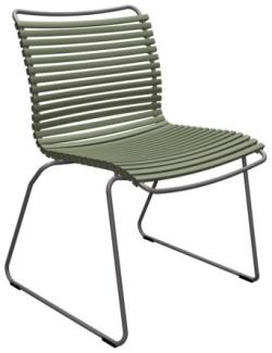 Outdoor Stuhl Click ohne Armlehne olivgrün