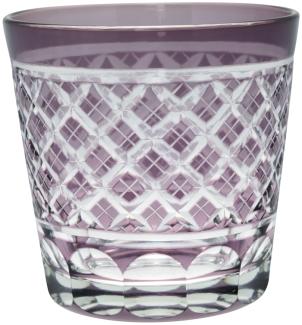 Greengate Wasserglas Cross lavendar crystal medium