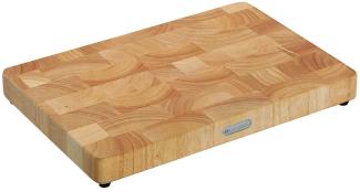 Zassenhaus Hackblock Schneidebrett 45x30cm | Gummibaum