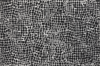 Teppich schwarz weiß 200 x 300 cm abstraktes Muster Kurzflor PUNGE
