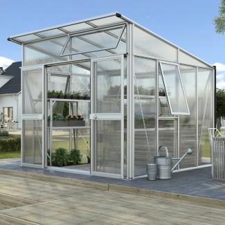Vitavia Gewächshaus "Aura 7800", aluminium, 7,8 m²,10 mm HKP