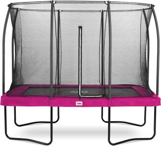 Salta 'Comfort Edition Standard' Trampolin inkl. Sicherheitsnetz, rechteckig, pink, 214 x 305 cm